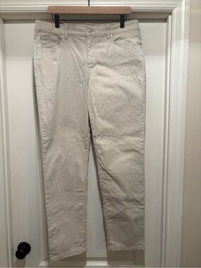 Women’s Bandolino Carolina Slim khaki pants size 14 NWT